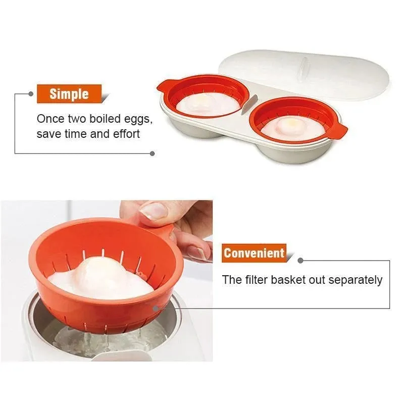 1 1 FREE | Portable Microwave Egg Cooker - Fast & Healthy