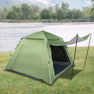 1 Person Patio Dome Tent, All-Weather Camping Tent, Easy Setup Portable Outdoor Tents with Dual-Way Zip and Carrying Bag, Windproof & Waterproof Heavy Duty Tents for Beach Hiking Travel,