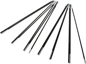 1 Set 2 Pcs Foldable Elastic Fiber Glass Rod Tent Pole Support Frames for Camping Lightweight, 2 Person Tent, Portable, Outdoor Activities