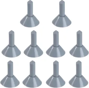 10Pcs Tent Poles Tips, Tarp Poles Tip Covers, Antithunder Protection Lightning Cap Protector for Camping Hiking Backpacking Outdoor