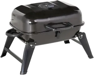 14" Portable Charcoal Grill, Small Compact Table Top Charcoal Grill with Warming Rack Folding Mini Outdoor Camping Grill, Small Japanese Yakitori Tabletop Skillet Grill Stove for Outdoor Camping