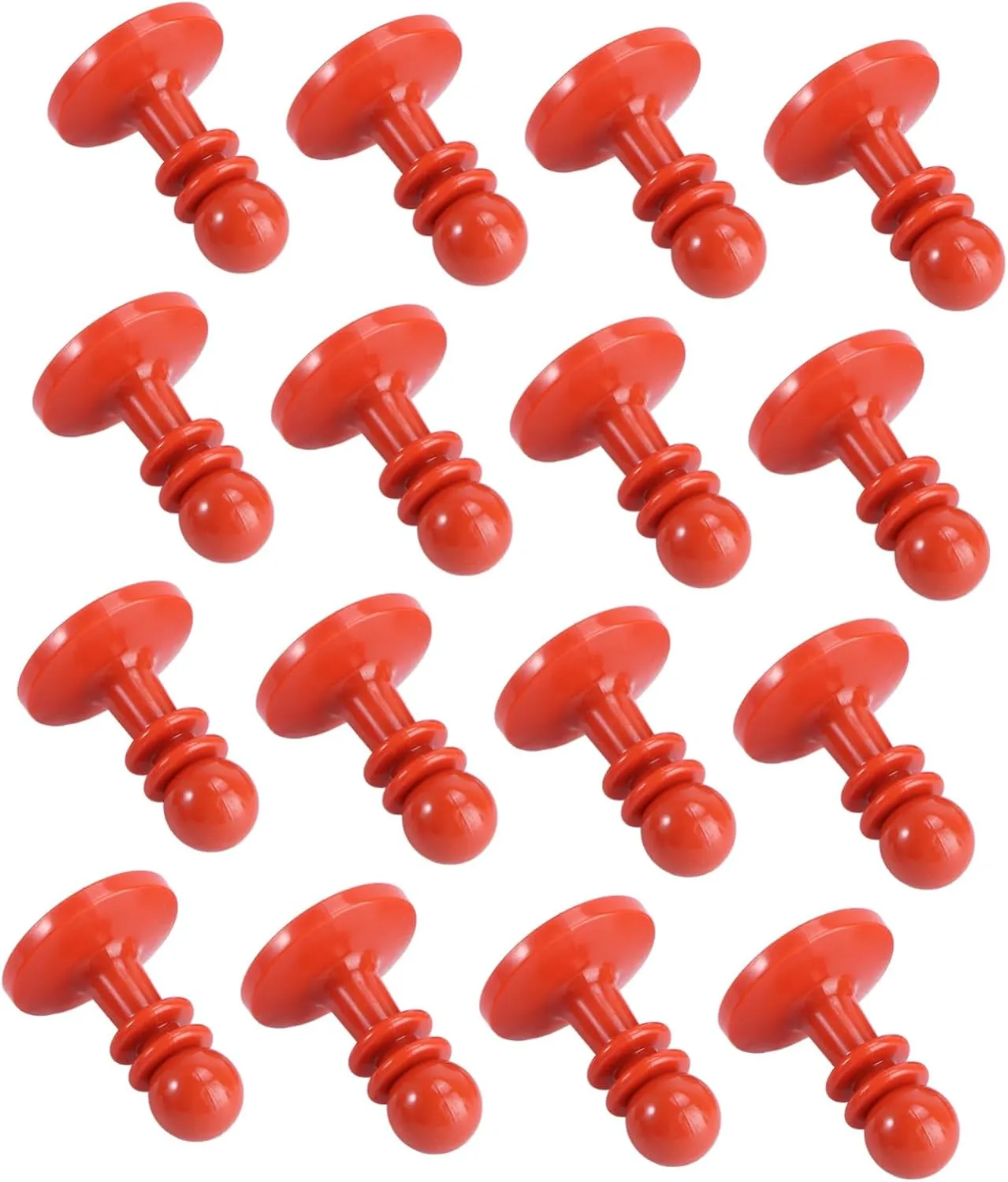 16Pcs Protection Tent Rods Insulated Caps for Outdoor Camping Durable Tent Pole Support Kit with Tent Tarp Grabbers Heavy Duty Weather Resistance