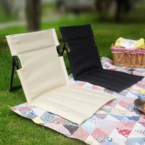 1pc Portable Folding Camping Chair - Outdoor Chair Picnic Chair Camping Chairs Lawn Chairs Stadium Chairs Recliners, Compact with Storage Bag for Outdoor Garden Picnic Beach Activities