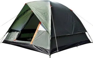 2-4 People Outdoor Camping Tents One-Room and One-Bedroom Double-Layer 2500 Waterproof Rainproof Family Picnic Tent