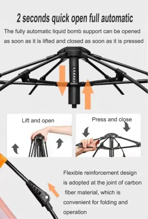 2-Sec Setup! Stormproof 2-5 Person Tent – Waterproof, Windproof & Double-Layered. Perfect for Camping, Festivals & Backyard Adventures!