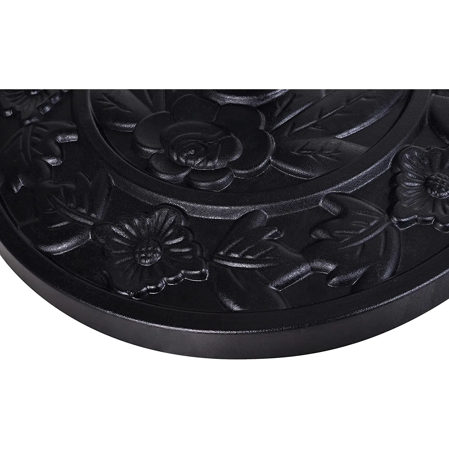 20 lbs. Resin Outdoor Patio Umbrella Base in Black