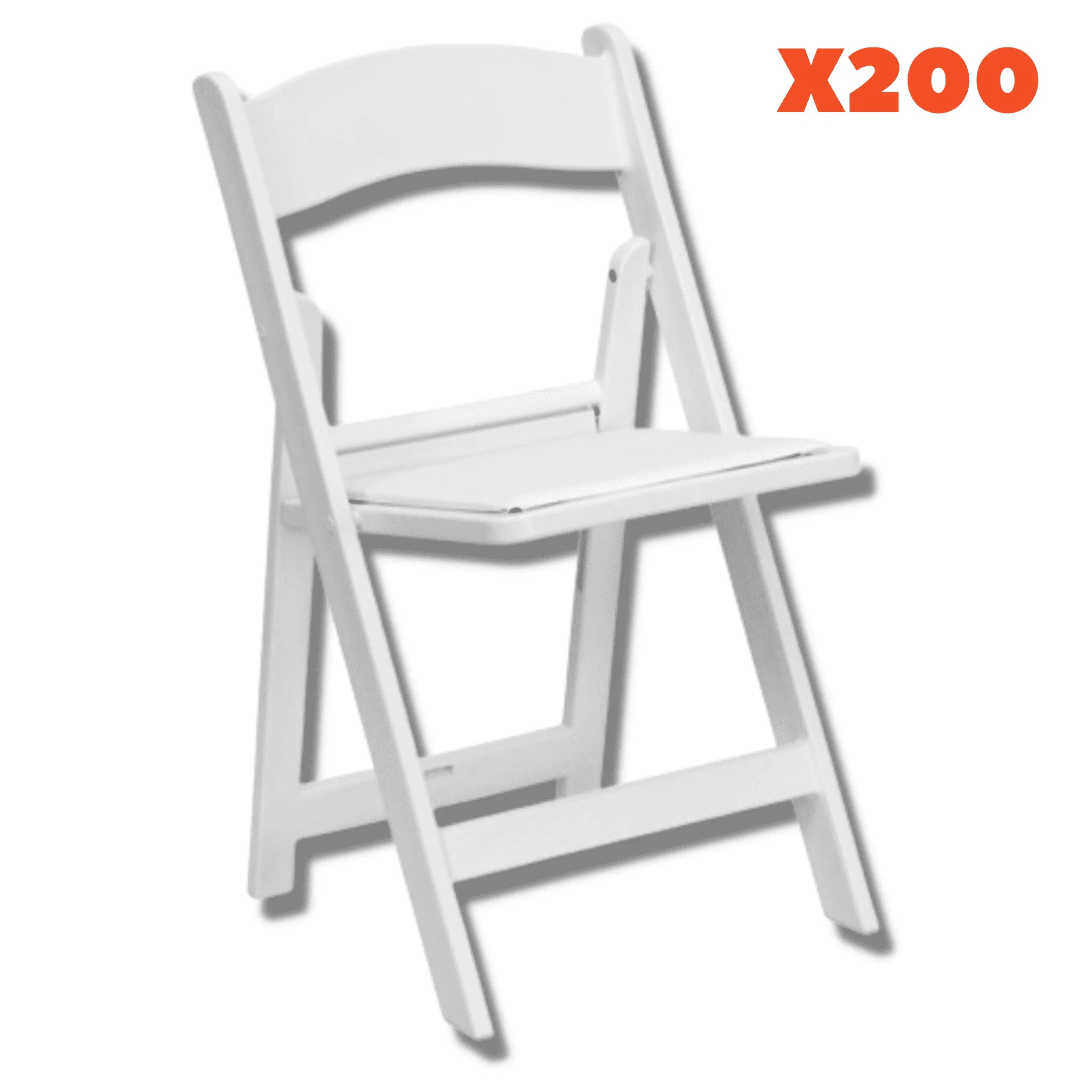 200 Hercules Resin Folding Chairs with Dollies Package