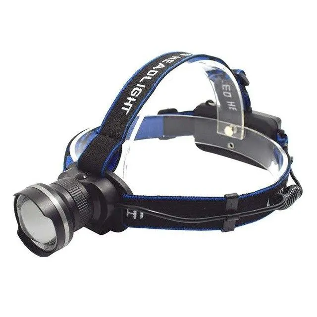 2000LM XM-L T6 LED Headlamp Headlight Zoom Head Torch Camping Hunting Frontal Flashlight Rechargeable Lantern by 18650 Battery