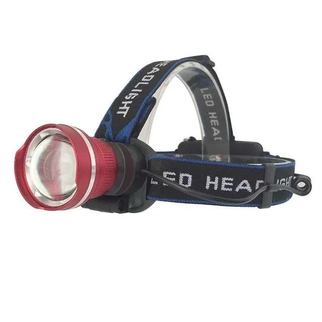 2000LM XM-L T6 LED Headlamp Headlight Zoom Head Torch Camping Hunting Frontal Flashlight Rechargeable Lantern by 18650 Battery