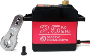 25KG Digital Servo Full Metal Gear High Torque Waterproof for RC Car Crawler Robot Control Angle 270°