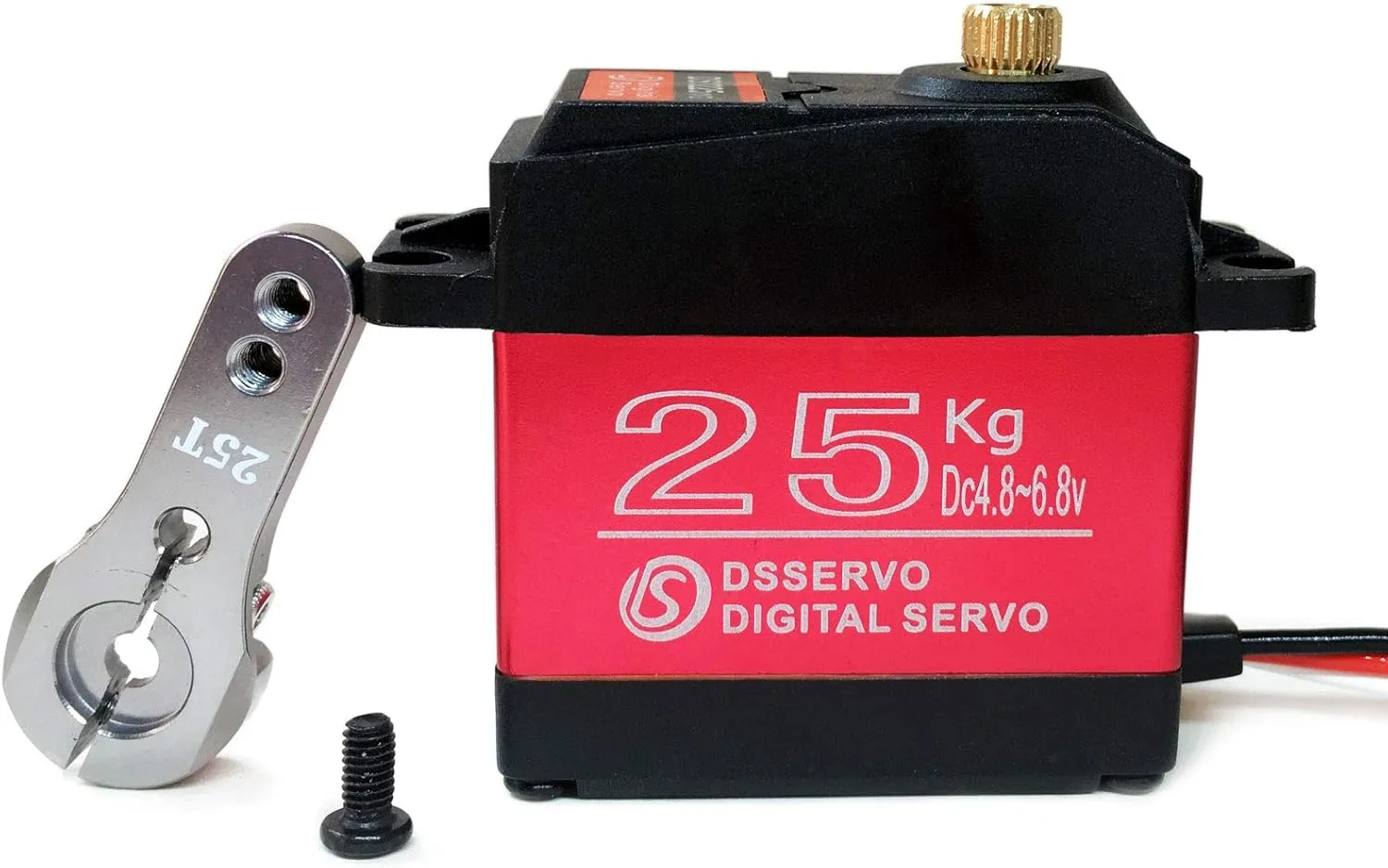 25KG Digital Servo Full Metal Gear High Torque Waterproof for RC Car Crawler Robot Control Angle 270°