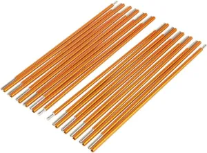 2pcs Tent Rods, Tent Pole Tent Bar Aluminum Tent Pole Rod, Outdoor Aluminum Alloy Replacement Camping Tent Poles Outdoor Camping Support Poles(3.4m)