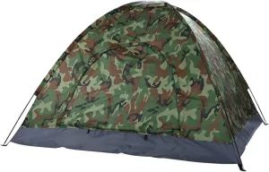3-4 Person Camping Tent, Dome Tent, Waterproof Instant Camping Tent withCarry Bag for Hiking Travel Picnic Beach Outdoor, Self-Driving Tour, Camouflage Tents for Outdoor Camping Family