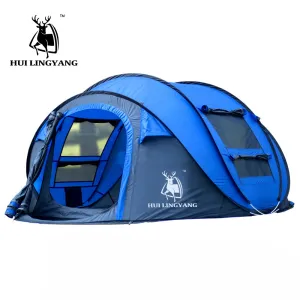 3-4 tent Secure checkout camping persons up throwing speed pop outdoor beach throw Large Intuitive windproof open large waterproof space tent automatic