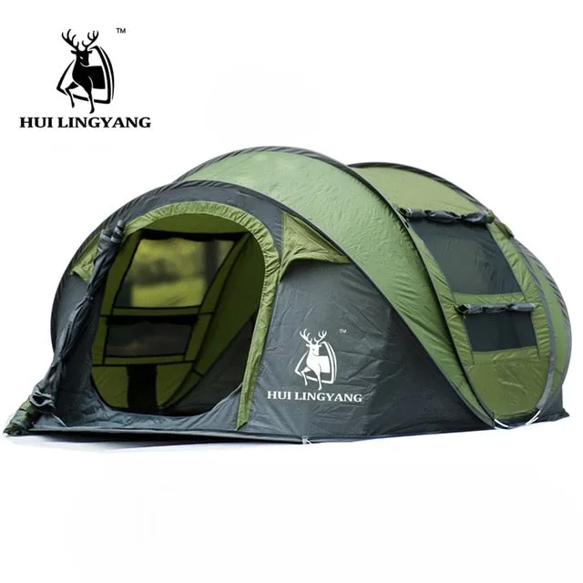 3-4 tent Secure checkout camping persons up throwing speed pop outdoor beach throw Large Intuitive windproof open large waterproof space tent automatic