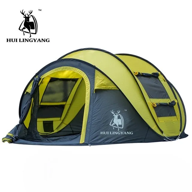 3-4 tent Secure checkout camping persons up throwing speed pop outdoor beach throw Large Intuitive windproof open large waterproof space tent automatic