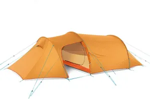 3 Person Waterproof Lightweight Camping Hiking Tent with Footprints(Color:Orange)