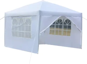 3 x 3m Canopy, Outdoor Party Tent, Patio Canopy Tent Gazebo Event Tent, Portable Instant Canopy Tent for Outdoor Events, Party, Wedding 10x10ft Easy Set up