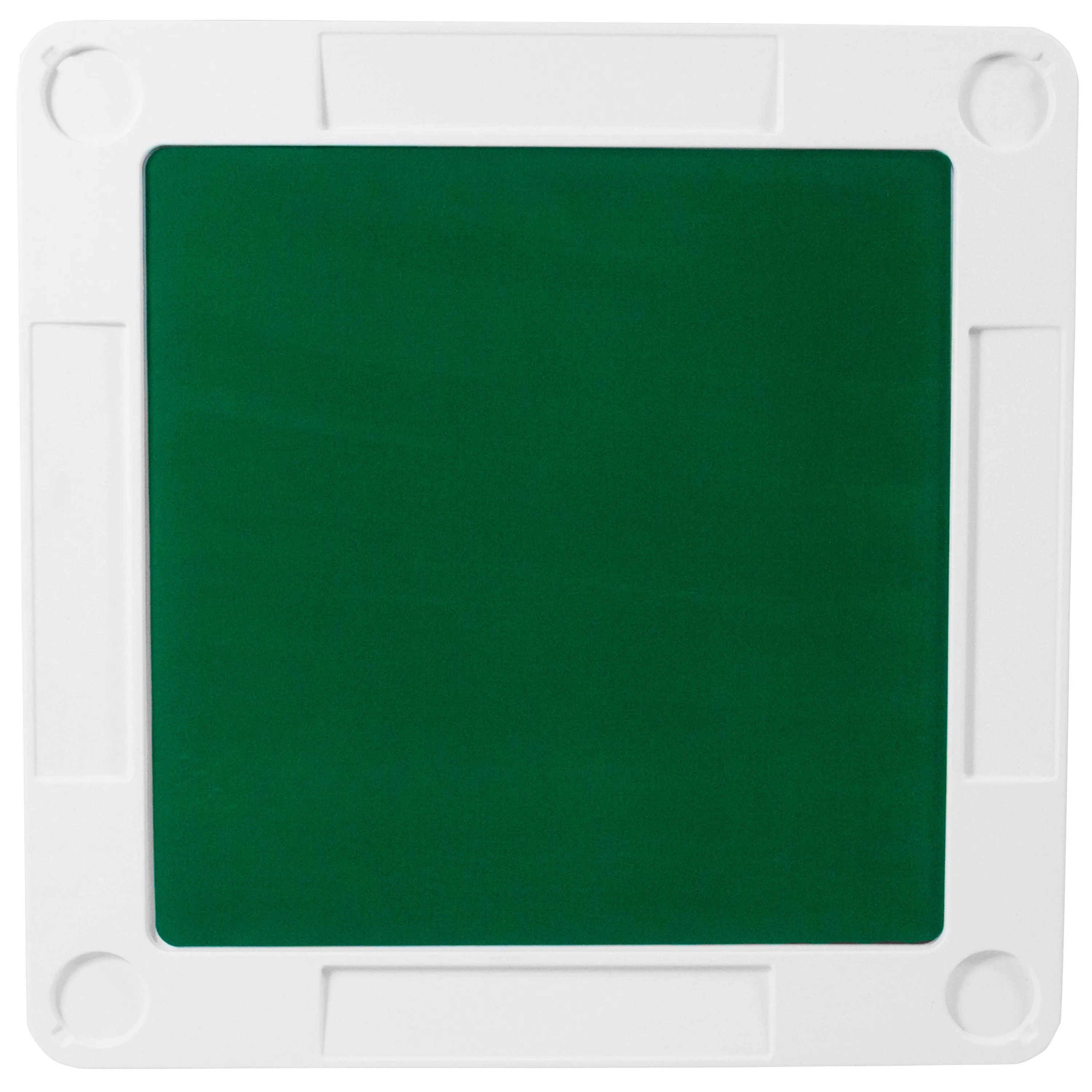 34.5" Square 4-Player Folding Card Game Table with Playing Surface and Cup Holders