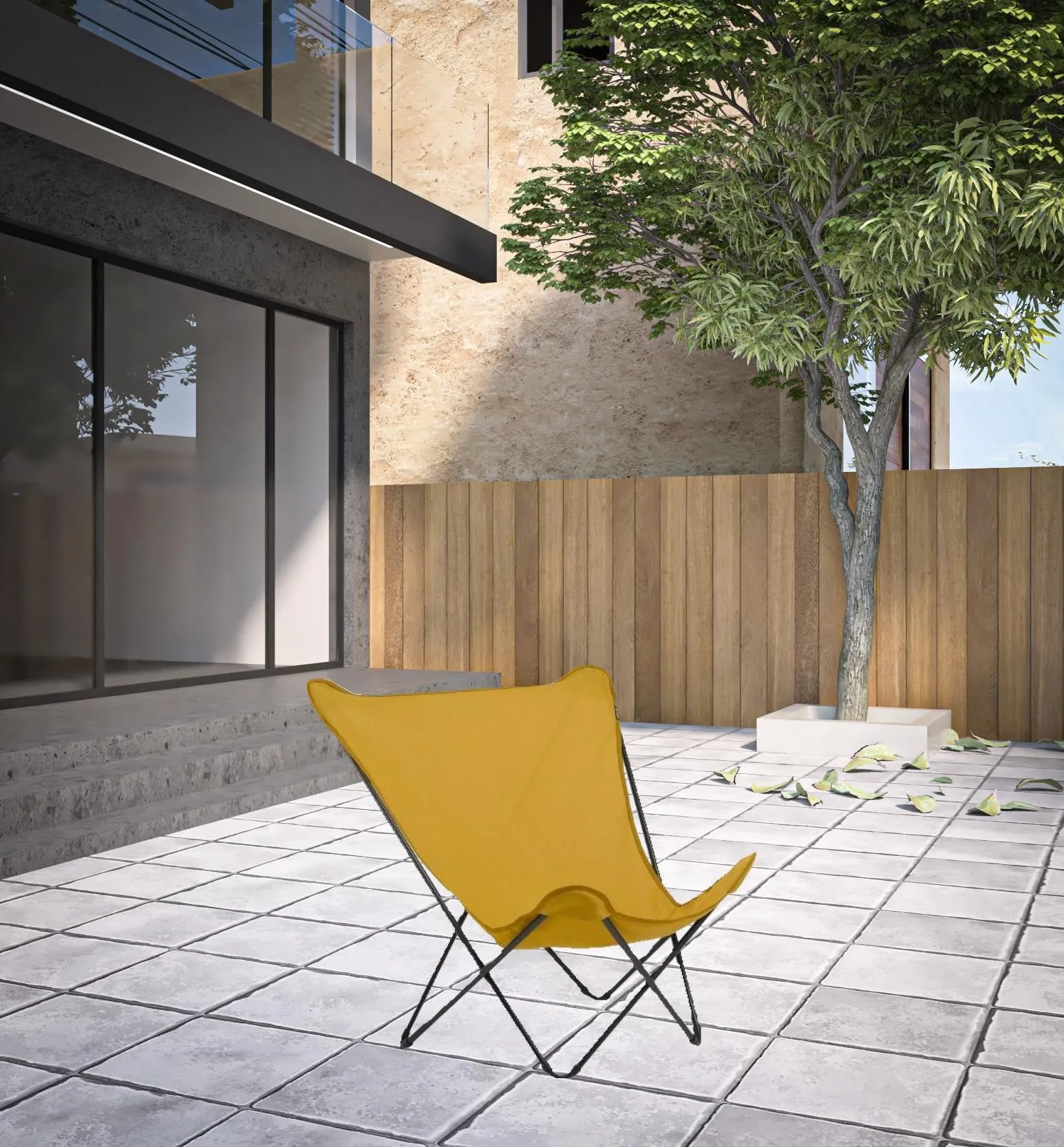 36" Red and Chrome Outdoor Camping Chair
