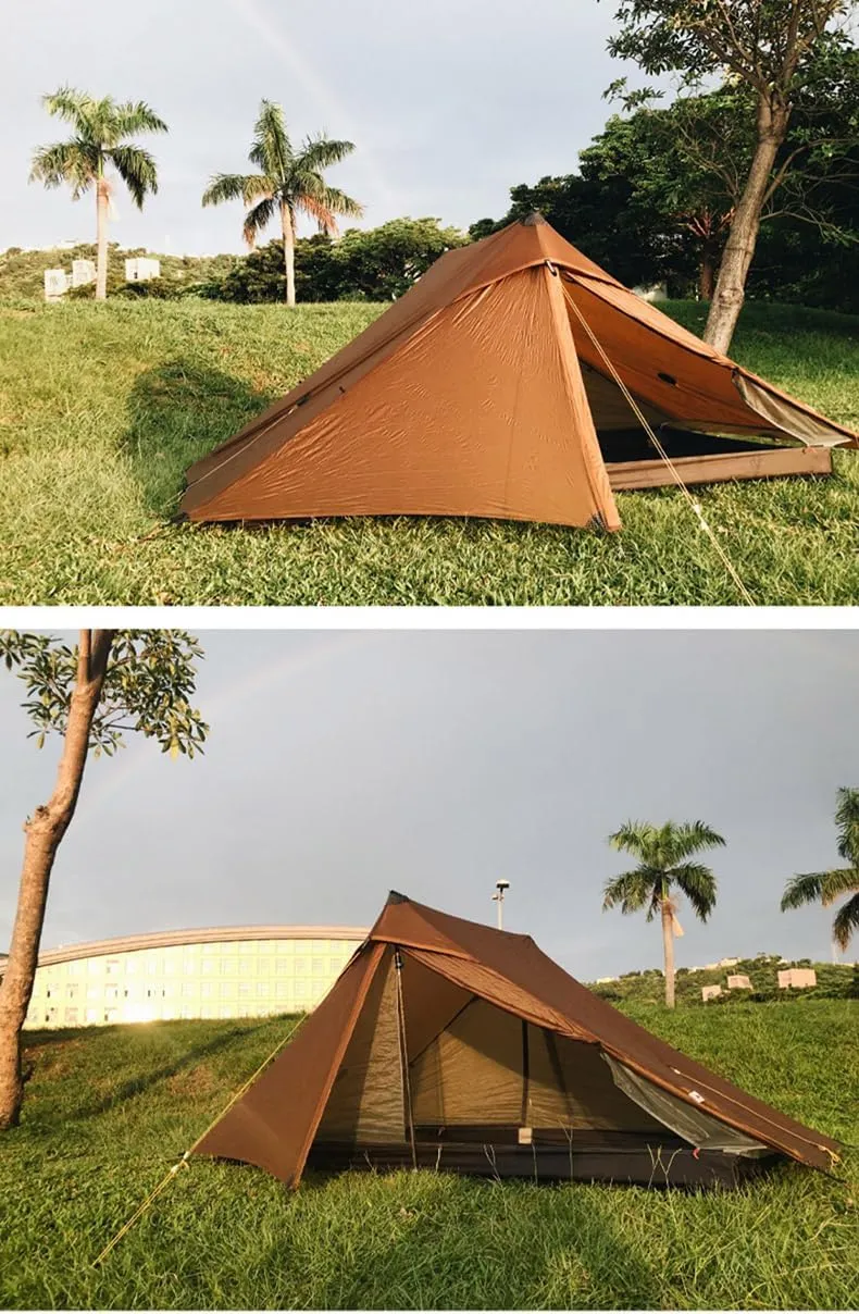 3F UL Gear Lanshan Pro Ultralight Tent 3-Season Camping Tent, Ideal for Camping in The Garden,Outdoor Lightweight Camping Shelter and Hiking Tent