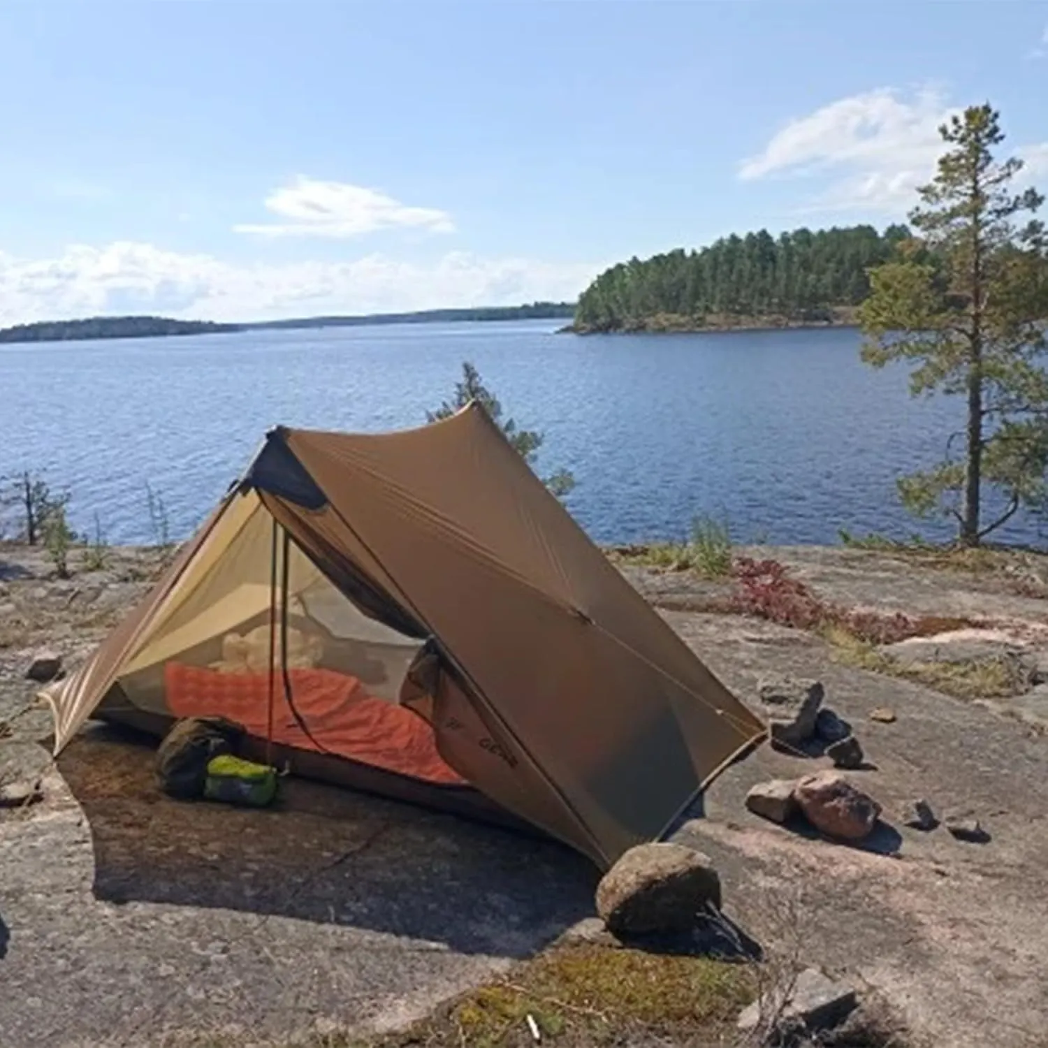 3F UL Gear Lanshan Ultralight Tent 3-Season Camping Tent, Ideal for Camping in The Garden,Outdoor Lightweight Camping Shelter and Hiking Tent