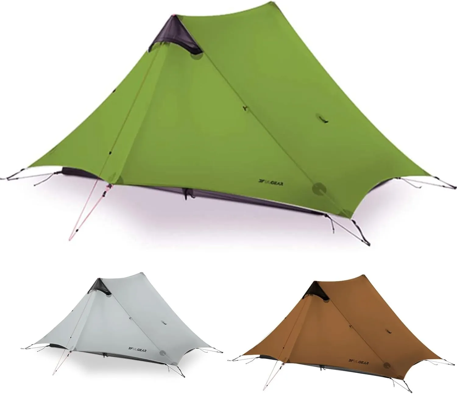 3F UL Gear Lanshan Ultralight Tent Waterproof Professional Hiking Tent 1 Person 2 Person Tents