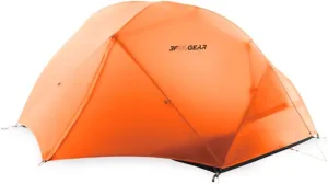3F UL Gear Waterproof 1/2Person Camping Tent, Windproof Outdoor 3/4Seasons Tent, Portable Camping & Hiking Tent Shelter for Backpacking