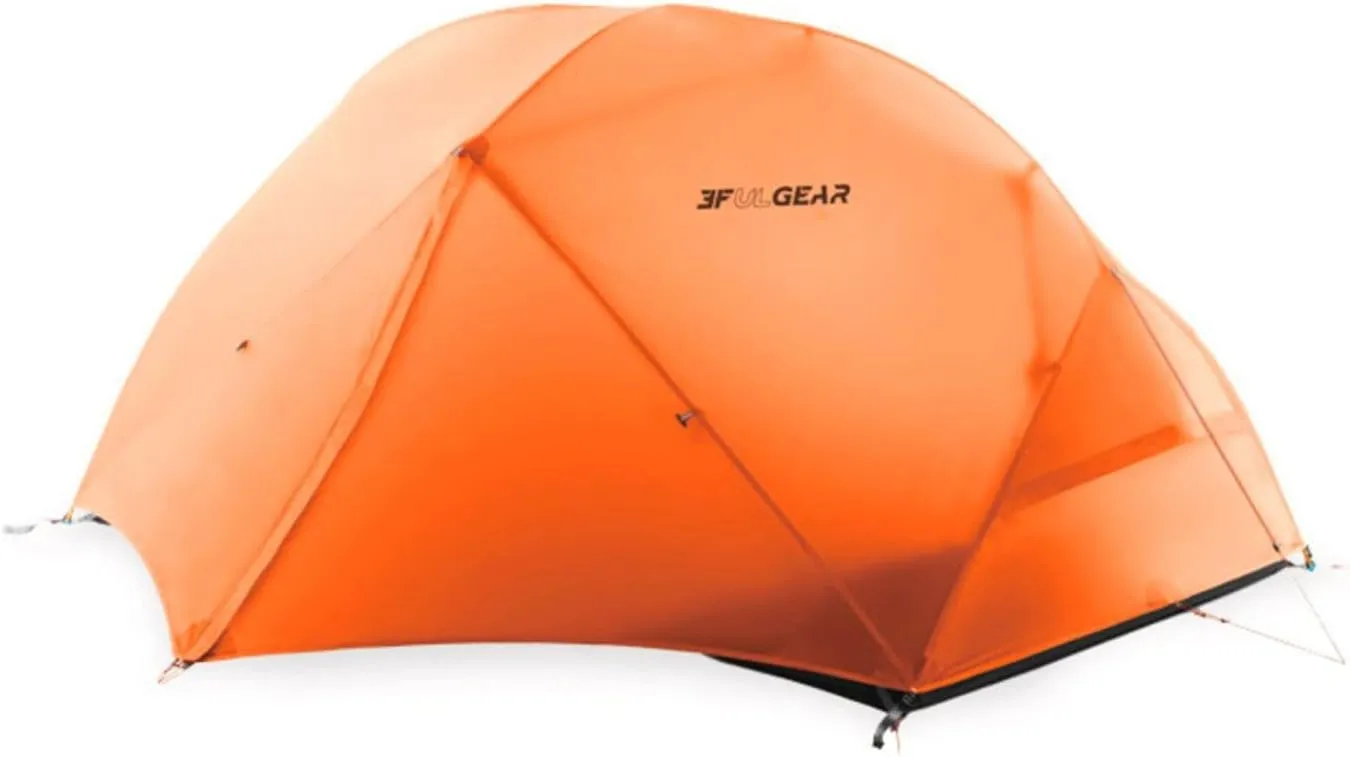 3F UL Gear Waterproof 1/2Person Camping Tent, Windproof Outdoor 3/4Seasons Tent, Portable Camping & Hiking Tent Shelter for Backpacking