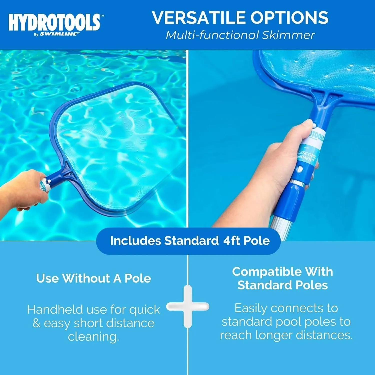 4' Adjustable Telescopic Skimmer Maintenance Net