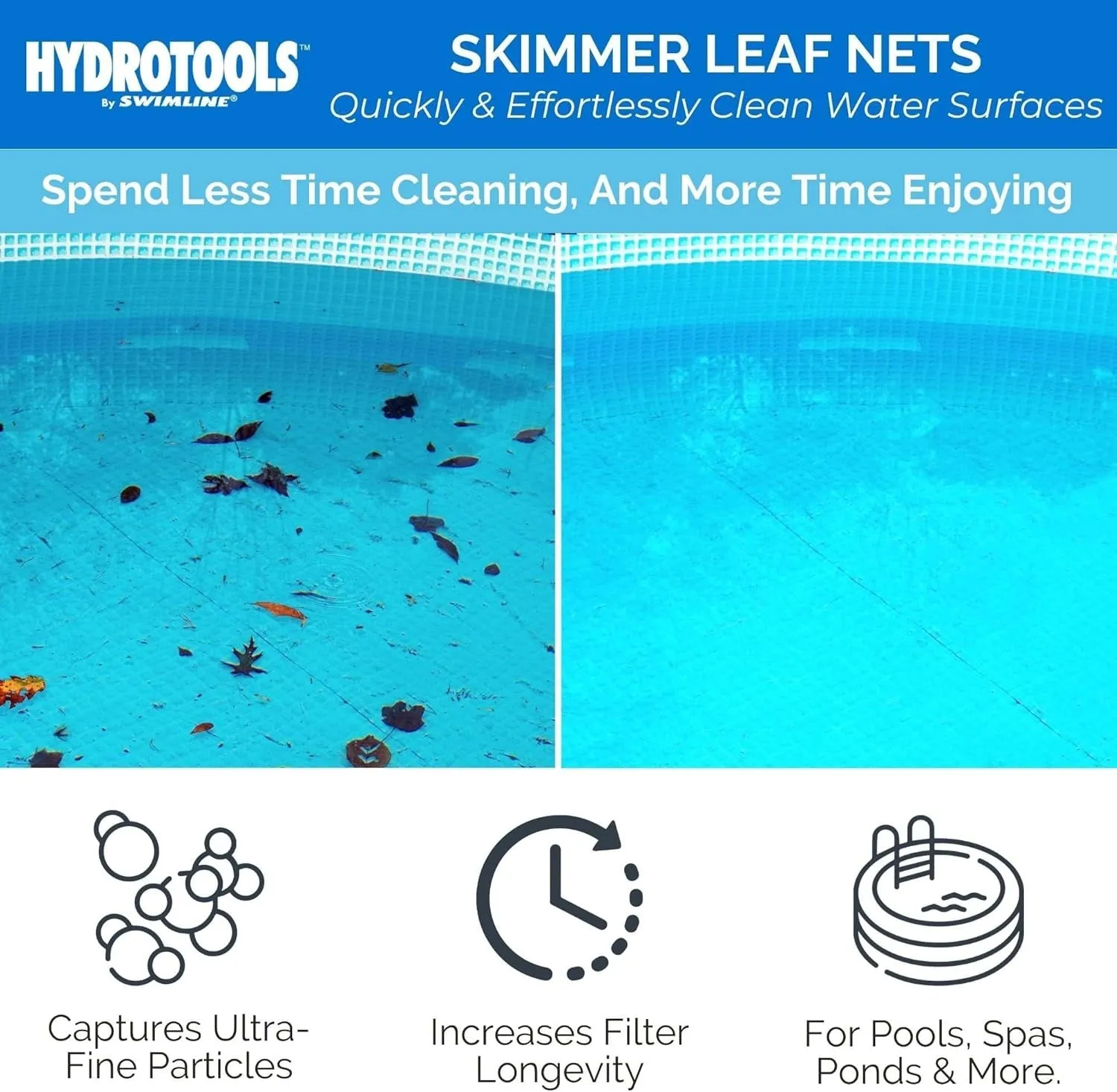 4' Adjustable Telescopic Skimmer Maintenance Net