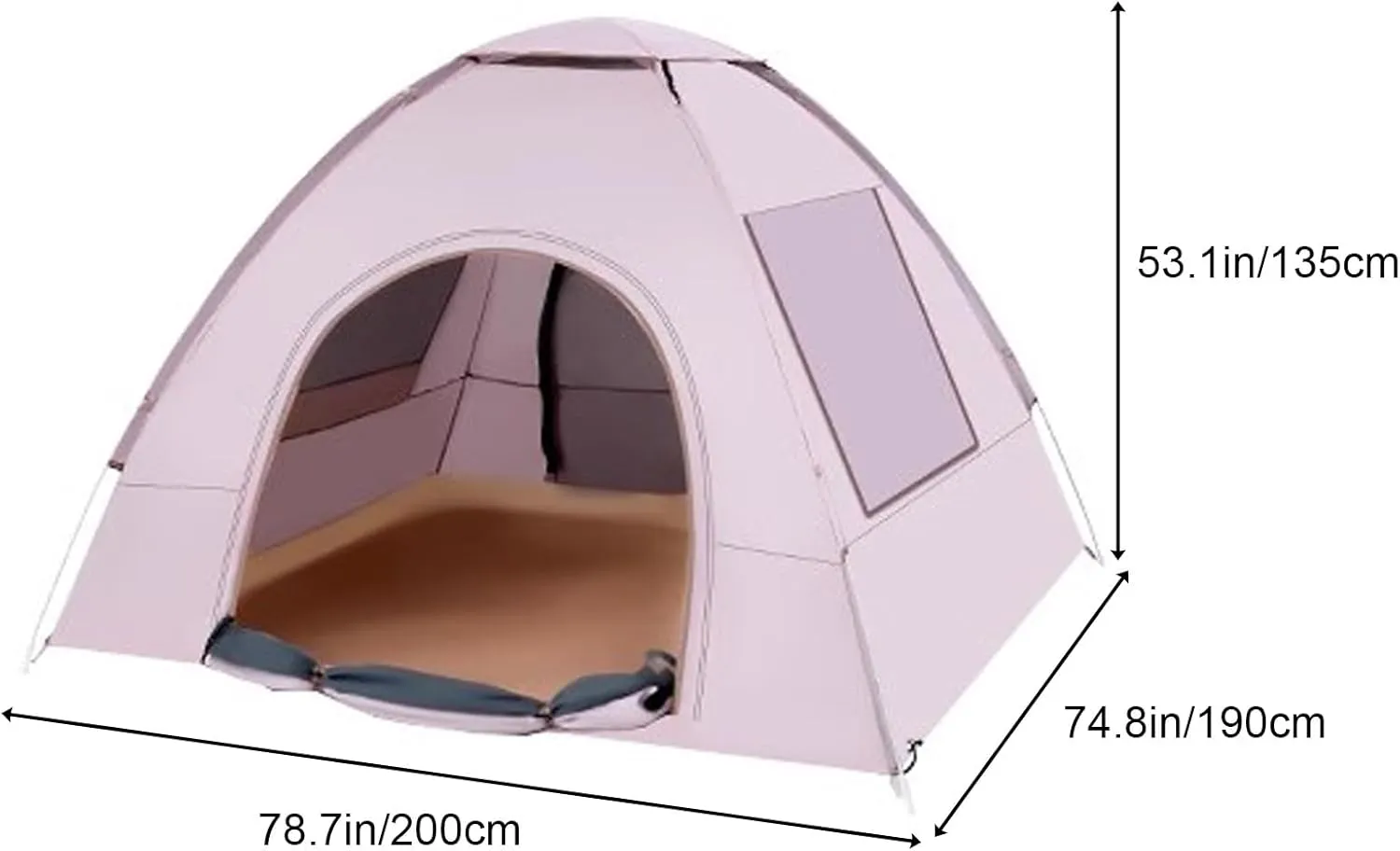 4-Season Tents for Camping, 2-3 Person Lightweight Camping Tent, Dome Tent for Cold Weather, Backpacking, Hiking