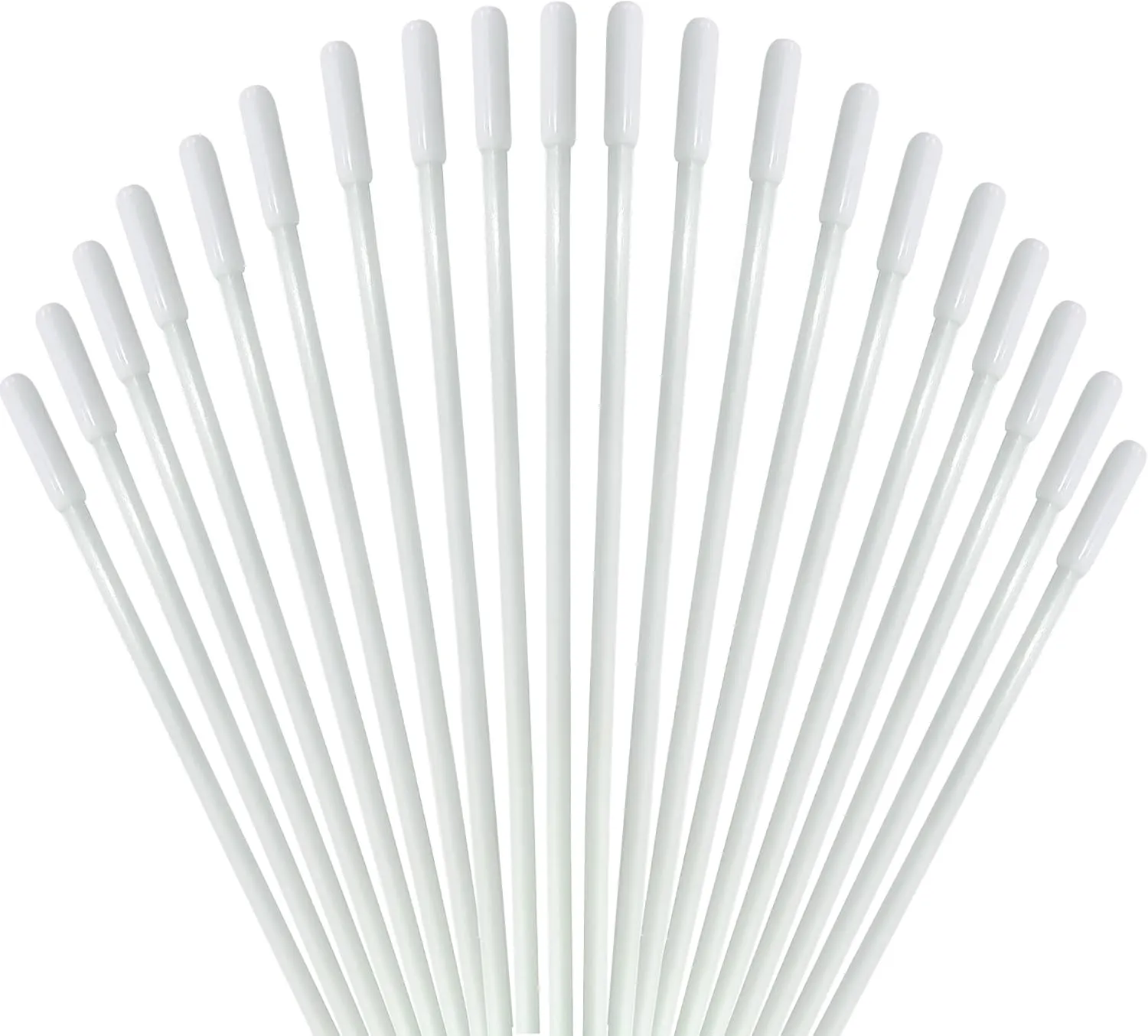 43.31" Fiberglass Flexible Rods for Worship Flags, Flexi Rod for Praise Dance Flags, Flexible Flag Pole, 20Pack