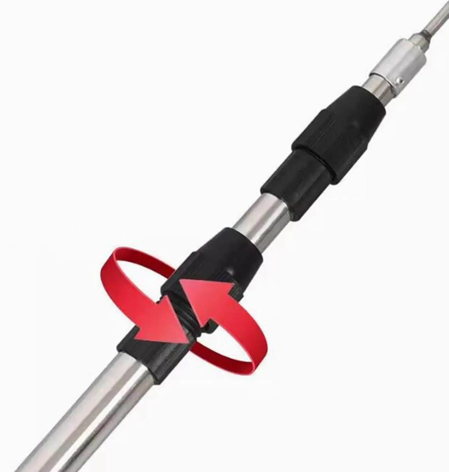 4Pcs Tarp Poles Replacement Tent Rods Heavy Duty Portable Telescoping Awning Poles for Garden Gazebo Hiking Picnic Canopy
