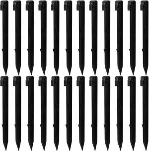 50pcs Heavy Duty Plastic Tent Stakes Ground Anchors for Canopy Tarp and Outdoor Use Durable Pegs for Camping Gardening and Landscape Support