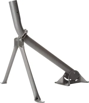 Adjustable Satellite Dish Antenna Mount for Roof or Wall Installation, TV Antenna Mast, J Pole Mounting Bracket Weatherproof, Hardware Included