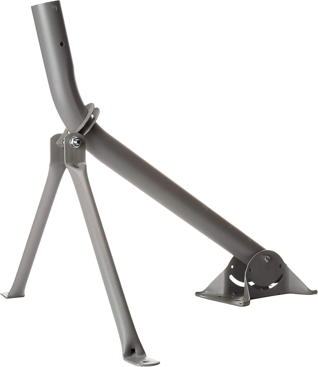 Adjustable Satellite Dish Antenna Mount for Roof or Wall Installation, TV Antenna Mast, J Pole Mounting Bracket Weatherproof, Hardware Included