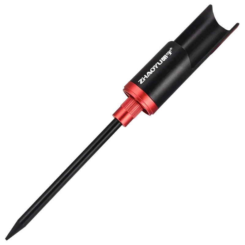 Adjustable Stainless Steel Telescopic Fishing Rod Support Pole, Inserted Stand, Ground Holder Bracket, Fishing Tackle Tools