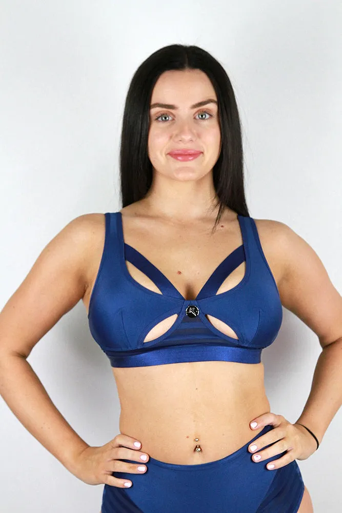 Alexis Butterfly Bralette – NAVY