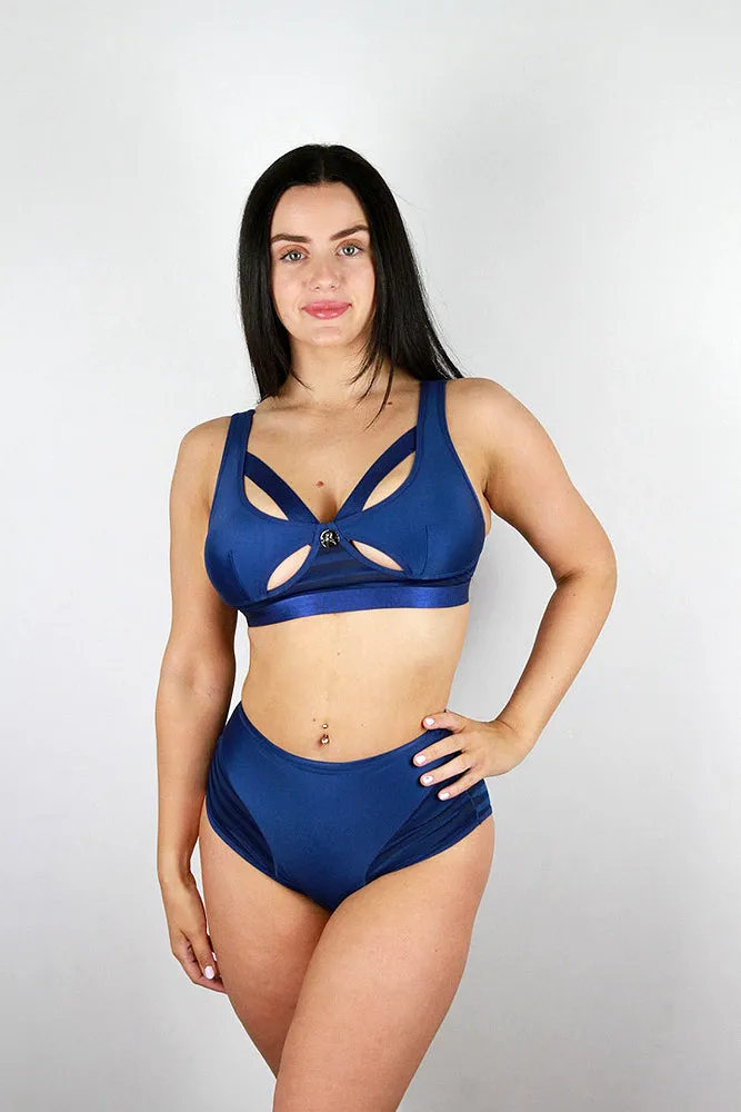 Alexis Butterfly Bralette – NAVY