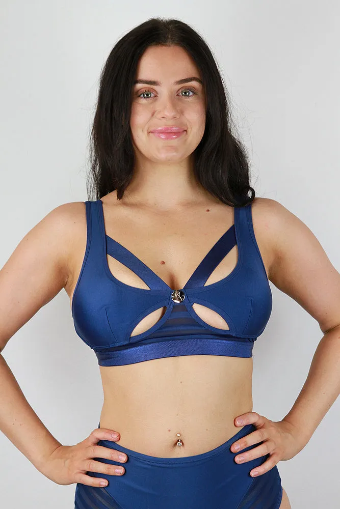 Alexis Butterfly Bralette – NAVY