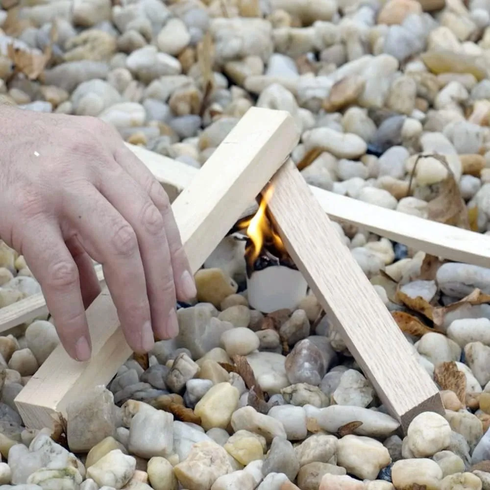 Allen's Natural Kindling Wood – 8 LB Box of Kiln-Dried Fire Starter Sticks for Campfires, Wood Stoves & BBQ – Easy to Light Fire Pit – Clean Burn Fire Starter Logs – No Chemicals or Odors