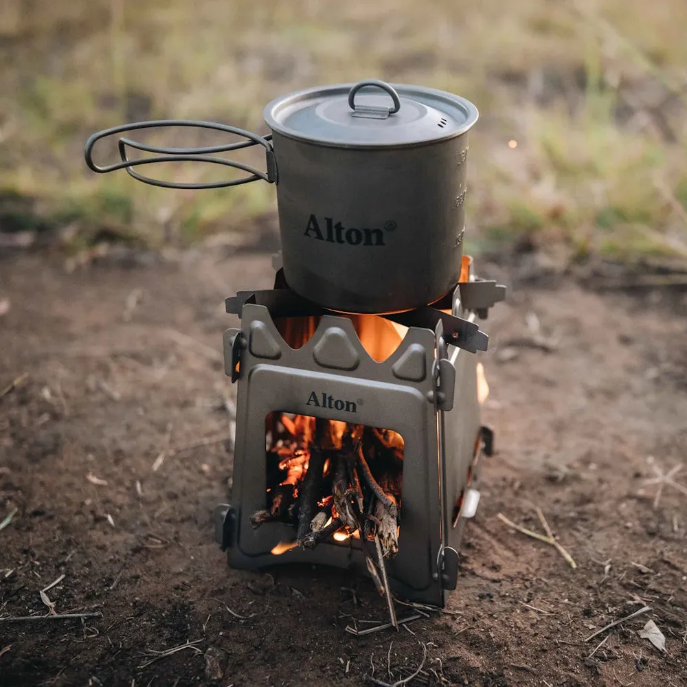 Alton Goods Titanium Flatpack Twig Stove