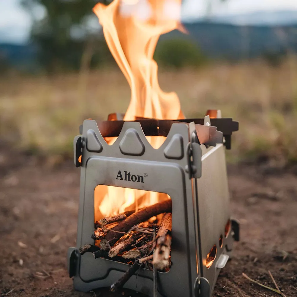 Alton Goods Titanium Flatpack Twig Stove