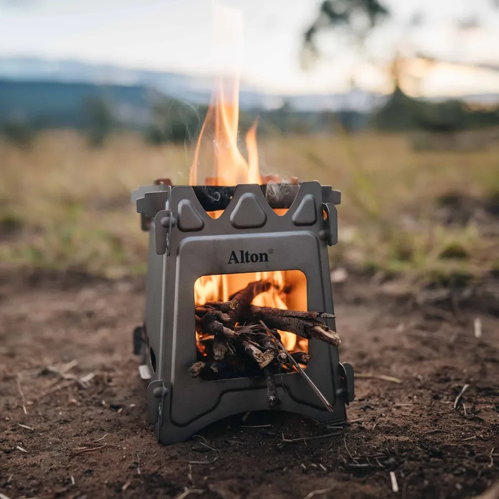 Alton Goods Titanium Flatpack Twig Stove