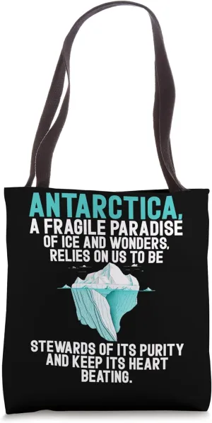 Antarctica South Pole Tote Bag