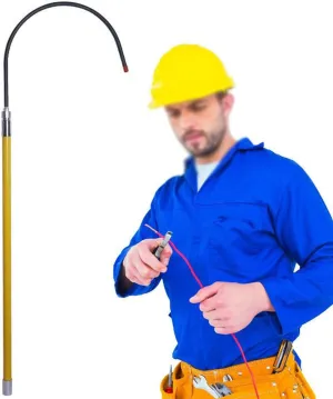 Anti-Electric Shock Rescue Tube，Lifesaving poleElectrical Life Hook with Rescue Pole,Life-Saving Pole,High Voltage Insulated Rescue Hook,Electrocution Emergency Rescue Pole,Safety Rescue Too
