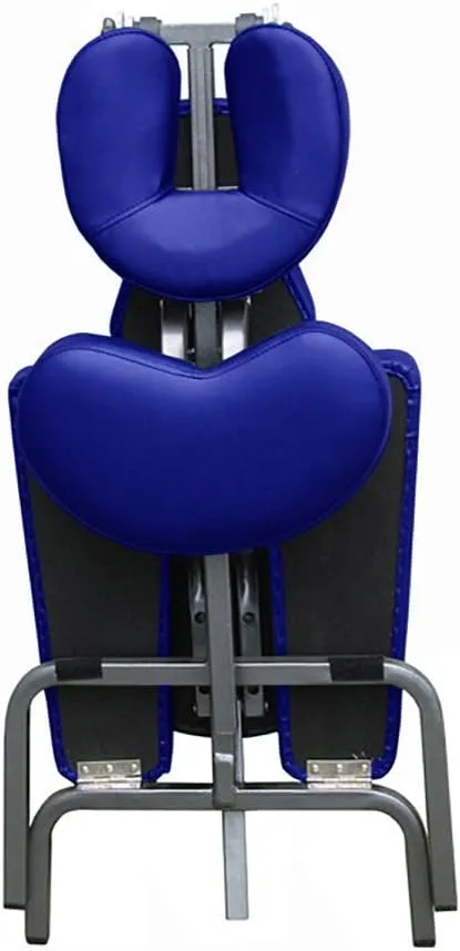 Ataraxia Deluxe Portable Folding Massage Chair w/Carry Case & Strap - Professional Grade Travel Tattoo/Massage/Spa Chair (Blue)
