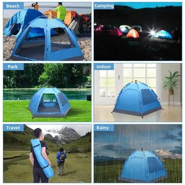 Automatic Family Tent Instant Pop Up Waterproof for All Weather