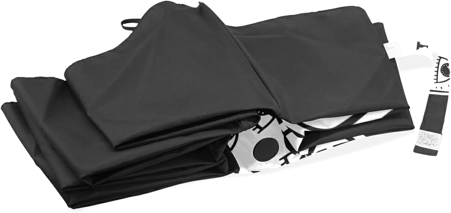 Automatic Folding Umbrella, Portable Strong Travel Rain Umbrella, Auto Open/Close Lightweight Compact Sun Anti-UV Parasol